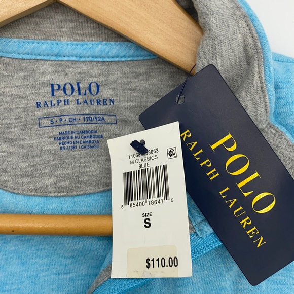 NWT Polo Ralph Lauren
Logo Embroidered Mock Neck Quarter-Zip Sweater Size S - Picture 7 of 10